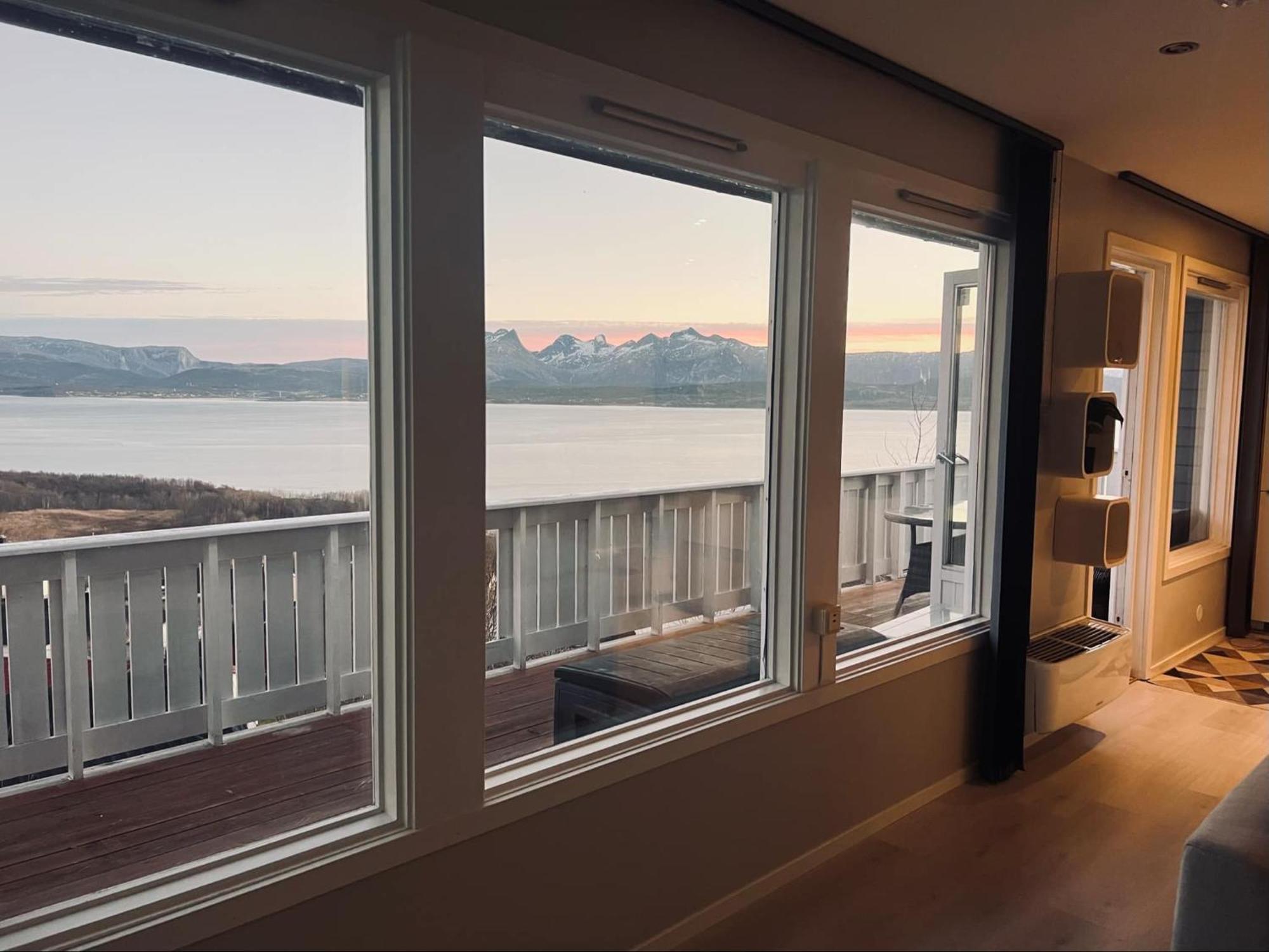 Panorama View! Modern,Balcony/Parking Appartement Bodø Buitenkant foto